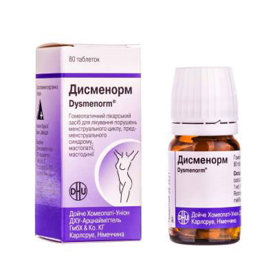*Дисменорм табл. №80