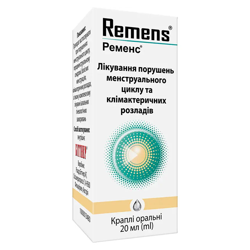 Ременс краплі по 20 мл у флаконі 1 шт.