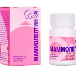 Мамолептін капсули по 0.32 г 60 шт.