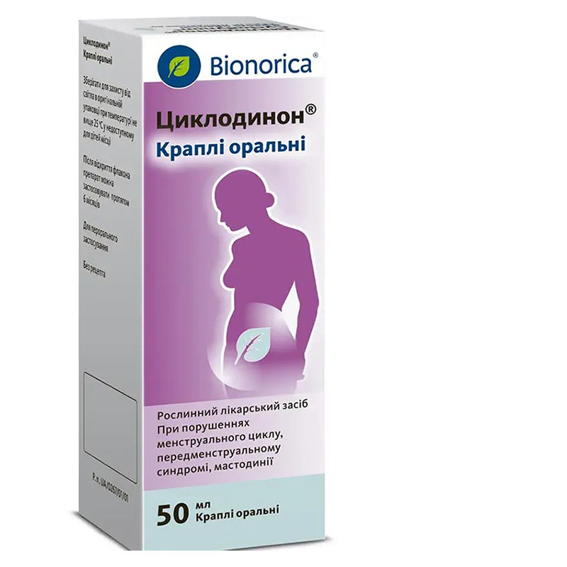 Циклодинон краплі по 50 мл у флаконі