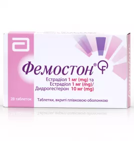 Фемостон таблетки по 1 мг/10 мг 28 шт.