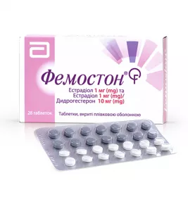 Фемостон таблетки по 1 мг/10 мг 28 шт.