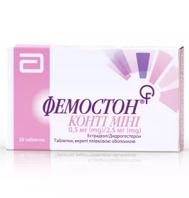 Фемостон Конти Мини таблетки по 0,5 мг/2,5 мг 28 шт.