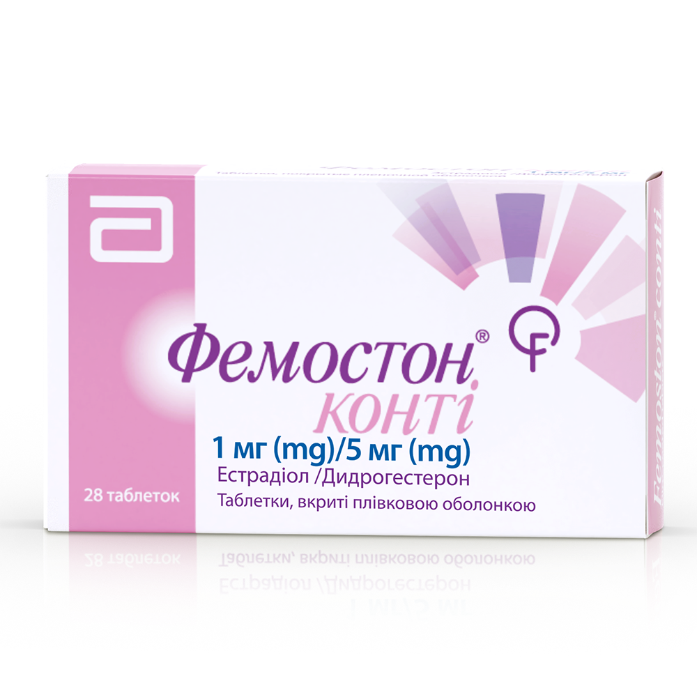 Фемостон Конті таблетки по 1 мг/5 мг 28 шт.