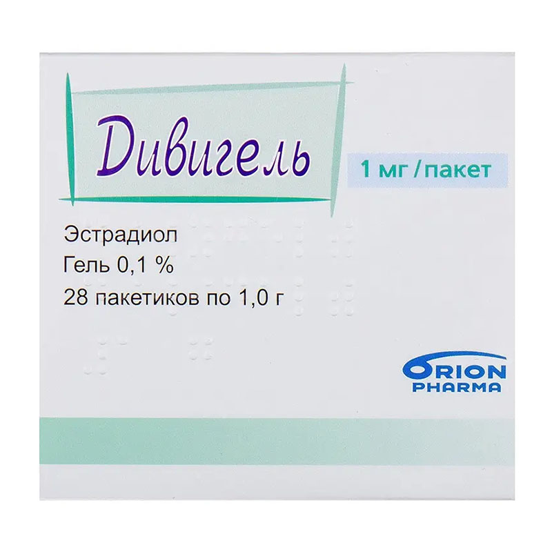 Дивігель гель 0.1% по 1 г у пакетиках 28 шт.