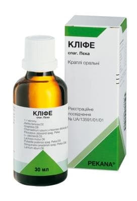 Кліфе Спаг Пєка краплі по 30 мл у флаконі