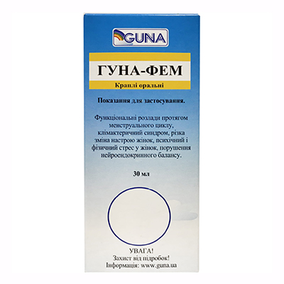 Гуна-Фем краплі орал.фл.-крап.30мл