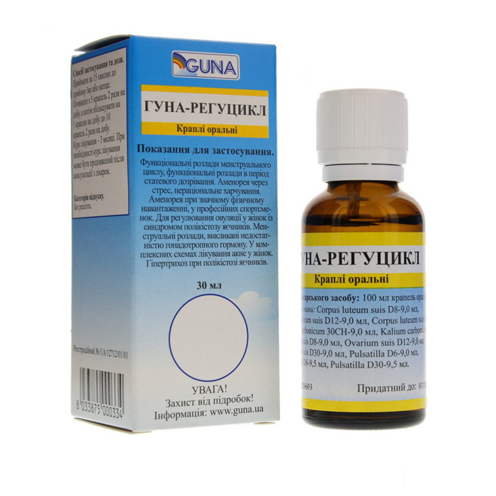 Гуна-Регуцикл краплі 30мл