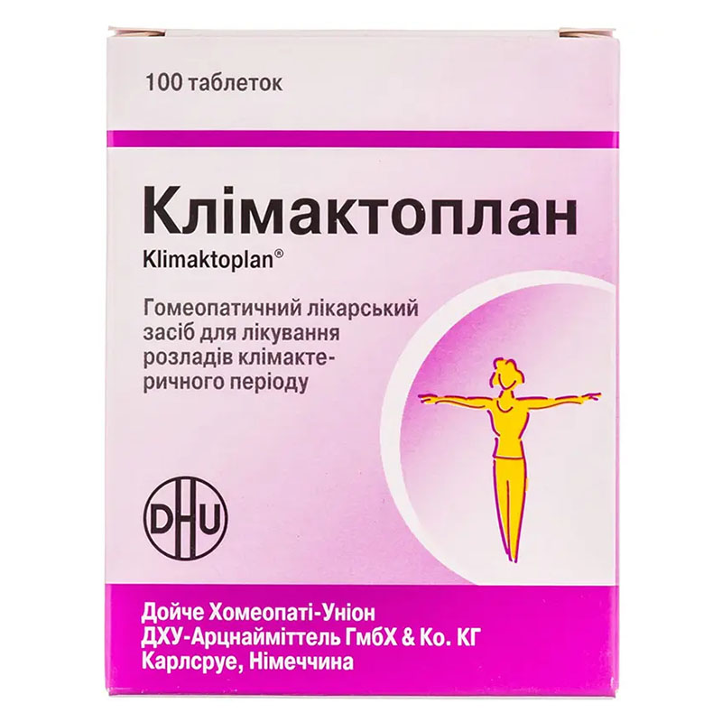 Клімактоплан таблетки 100 шт. (20х5)