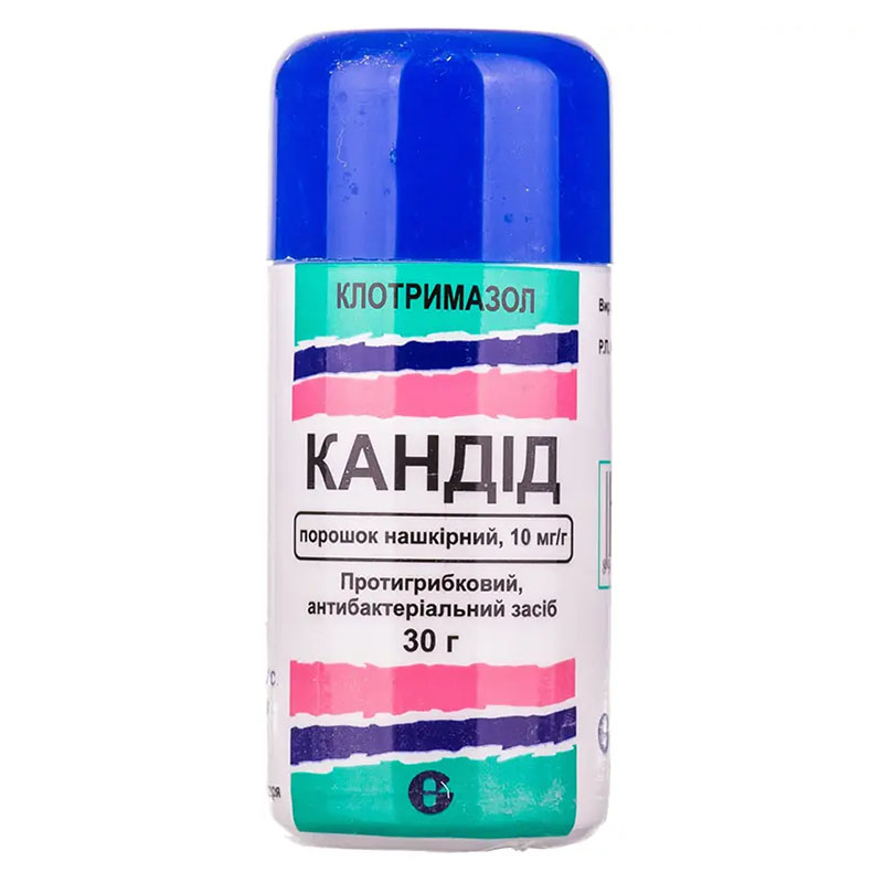 Кандід порошок 10 мг/г по 30 г у флаконі