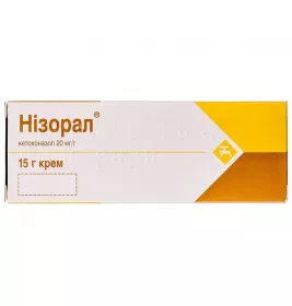 Нізорал крем 20 мг/г по 15 г у тубах