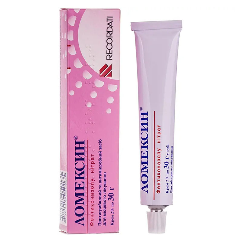 Ломексин крем 2% по 30 г у тубах