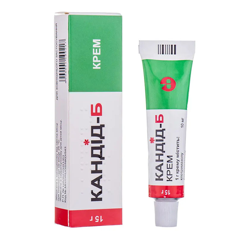 Кандід-Б крем по 15 г у тубах