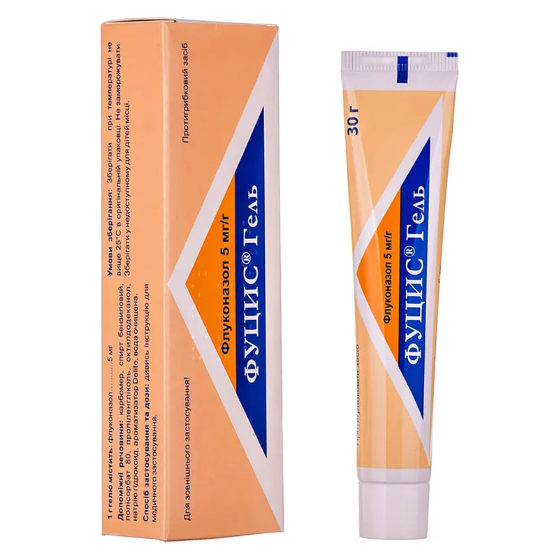Фуцис гель 5 мг/г по 30 г у тубах