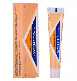 Фуцис гель 5 мг/г по 30 г у тубах