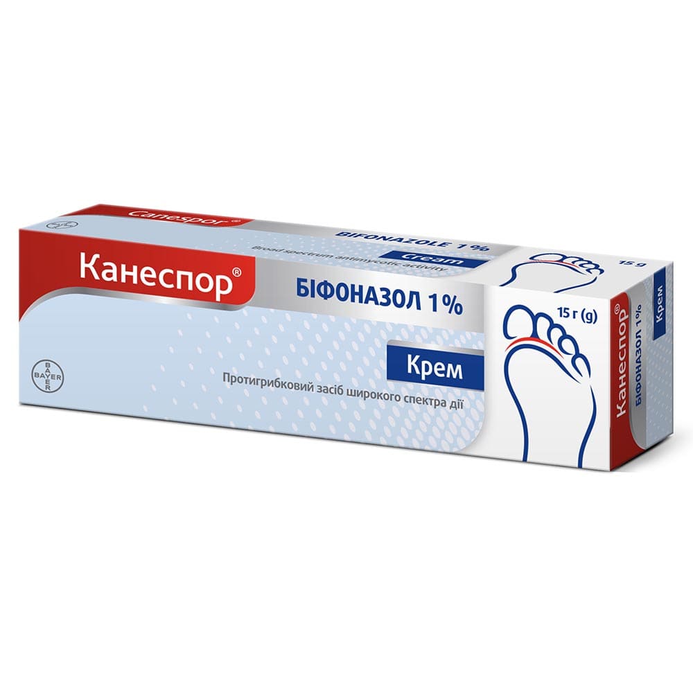 Канеспор крем 1% по 15 г в тубах