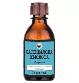 Саліциловий спирт 2% по 25 мл у флаконі 1 шт. - Вішфа