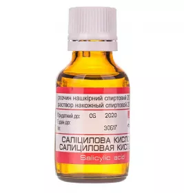 Саліциловий спирт 2% по 25 мл у флаконі 1 шт. - Фармак