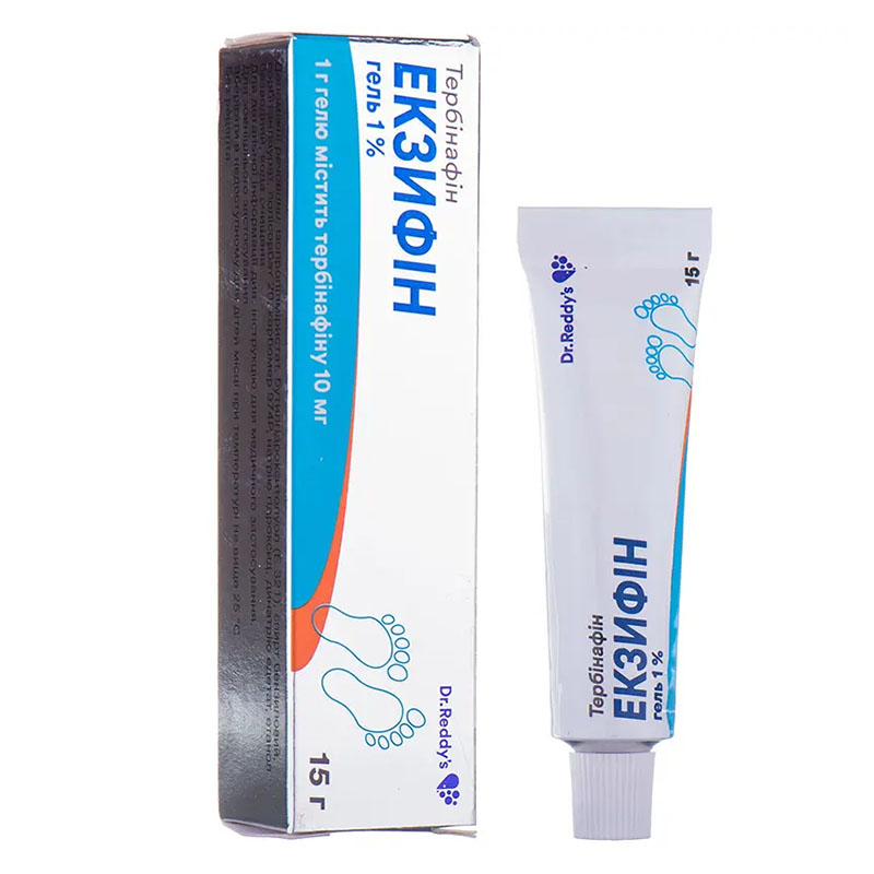 Екзифін гель 1% по 15 г у тубах 1 шт.