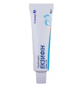 Екзифін гель 1% по 15 г у тубах 1 шт.