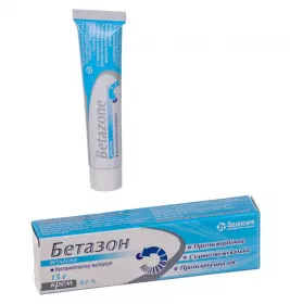 Бетазон крем 0.1% по 15 г у тубах