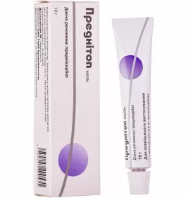 Преднітоп мазь жирна 0.25% по 10 г у тубах