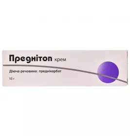 Преднітоп крем 0.25% по 10 г у тубах