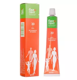 Белогент мазь по 30 г у тубах