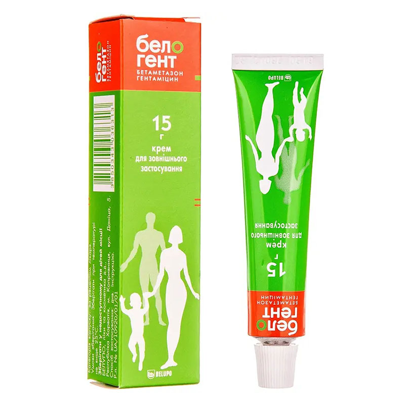 Белогент крем 15 г