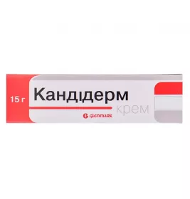 Кандідерм крем по 15 г у тубах