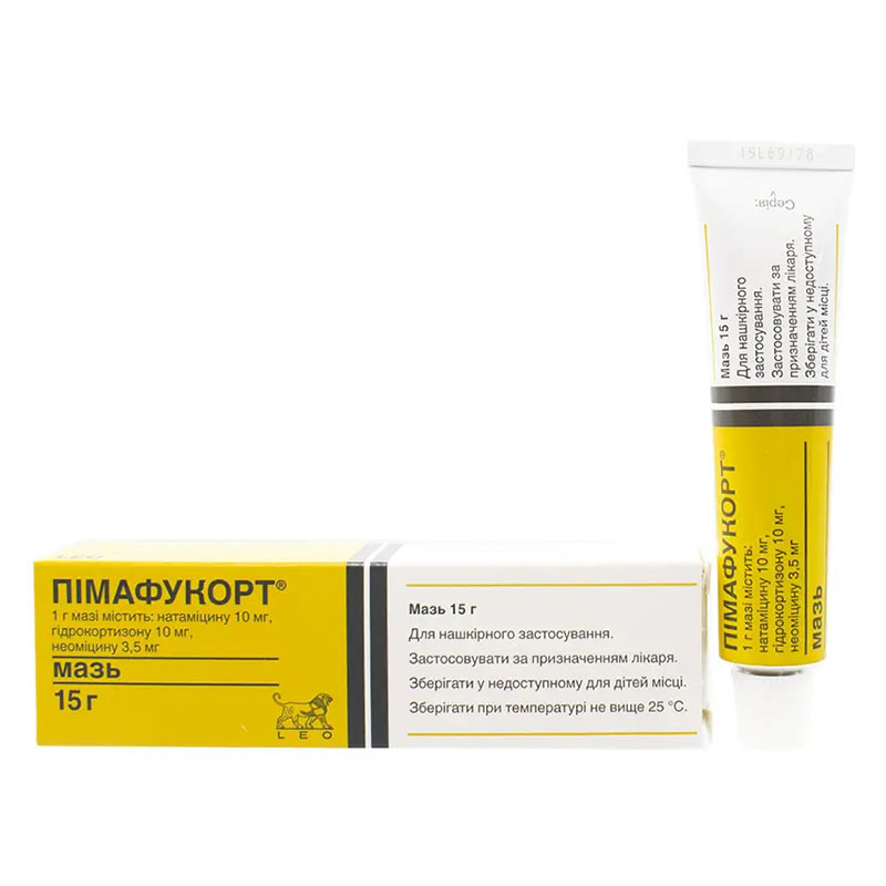 Пімафукорт мазь по 15 г у тубах