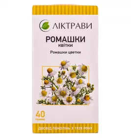 Ромашка квіти по 40 г у пачці - Ліктрави