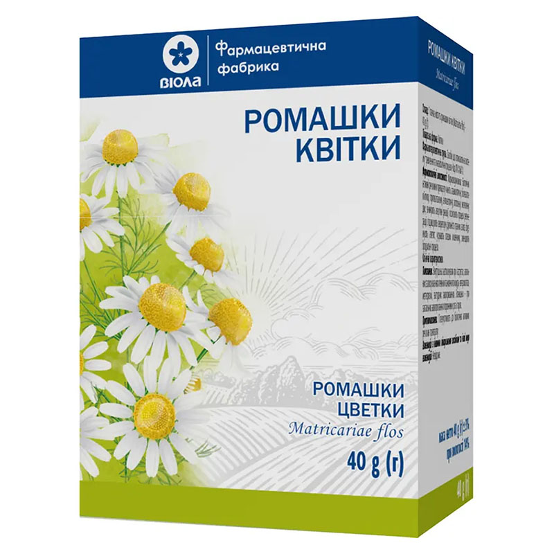 Ромашка цветы по 40 г в пачке - Виола Ромашка цветы по 40 г в пачке - Виола