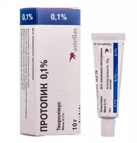Протопик мазь 0.1% по 10 г у тубах