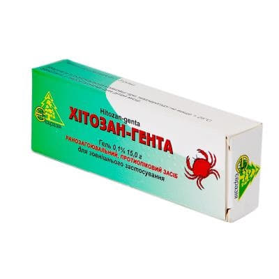 Хітозан-гента гель 0,1% 15г