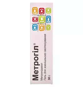 Метрогіл гель 10 мг/г по 30 г у тубах