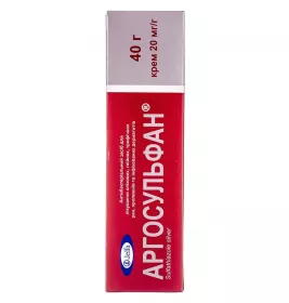 Аргосульфан крем 20 мг/г по 40 г у тубах