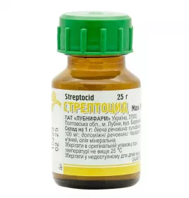 Стрептоцид мазь 10% по 25 г в тубах 1 шт. - Лубнифарм