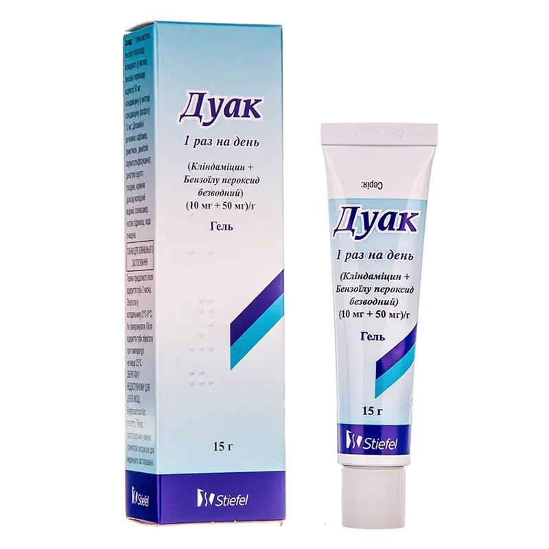 Дуак гель по 15 г у тубах