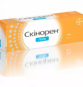 Скінорен гель 15% по 5 г у тубах 1 шт.