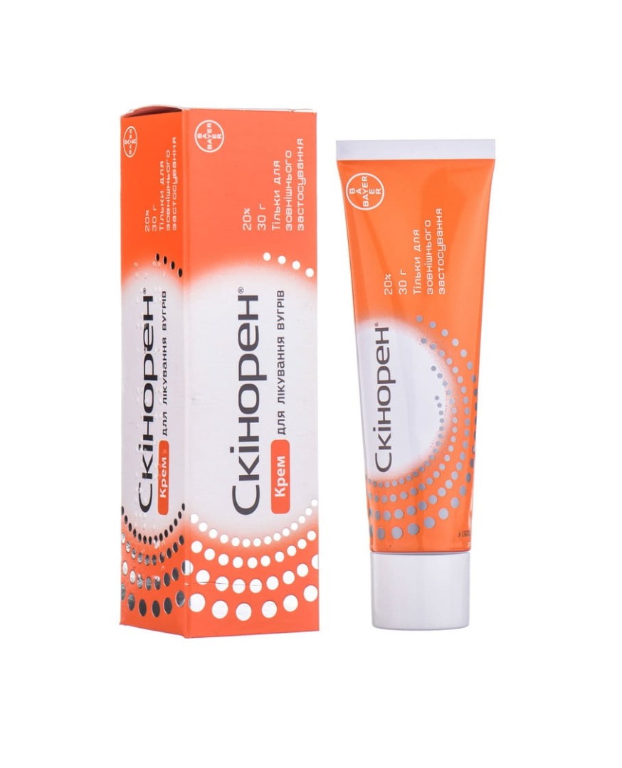Скінорен крем 20% по 30 г у тубах 1 шт.