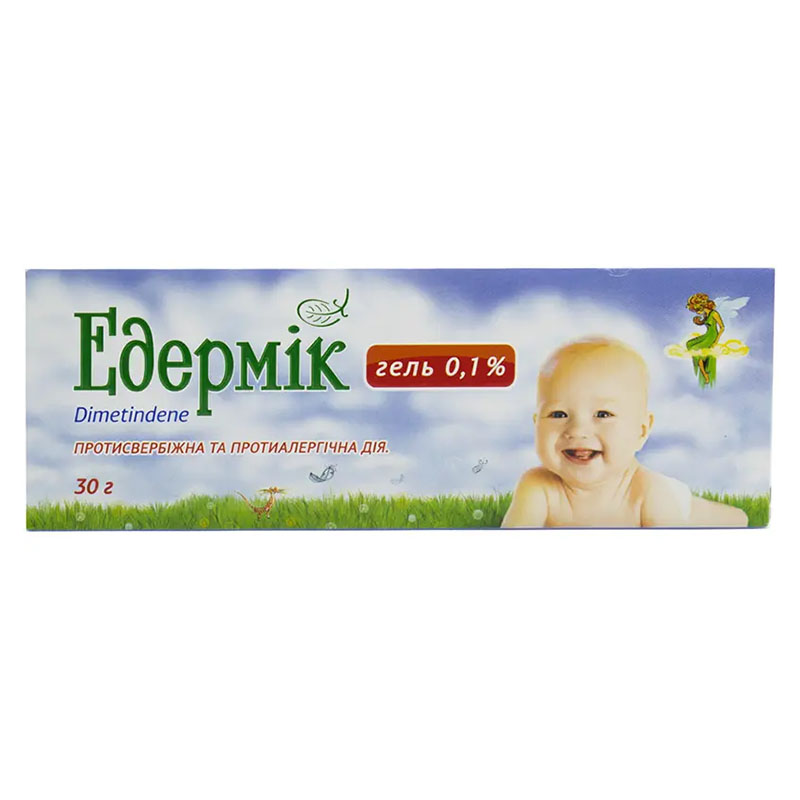 Едермік гель 0.1% по 30 г у тубах 1 шт.