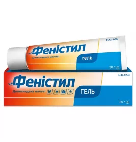 Фенистил гель 0.1% по 30 г в тубах