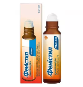 Феністил емульсія 0.1% по 8 мл у флаконі з аплікатором