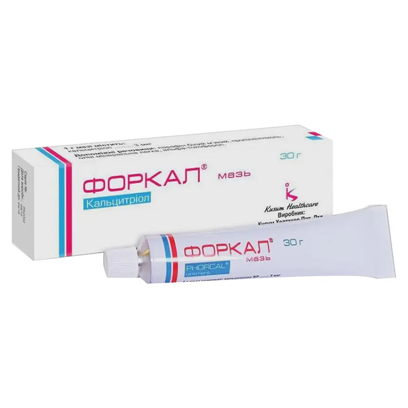 Форкал мазь 3 мкг/г по 30 г у тубах 1 шт.