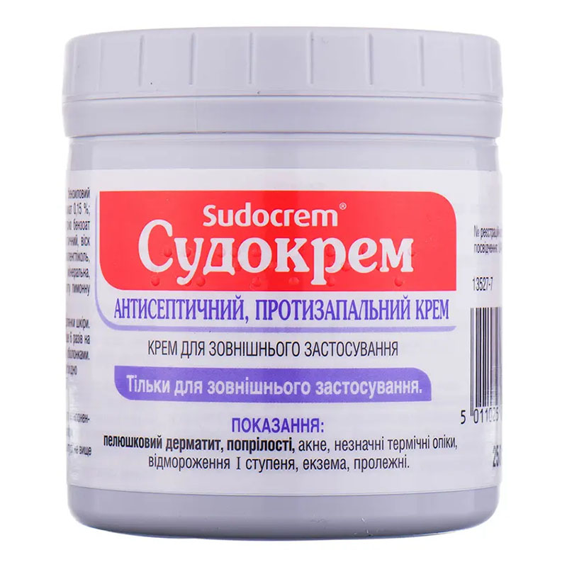 Судокрем крем по 250 г у банку 1 шт.