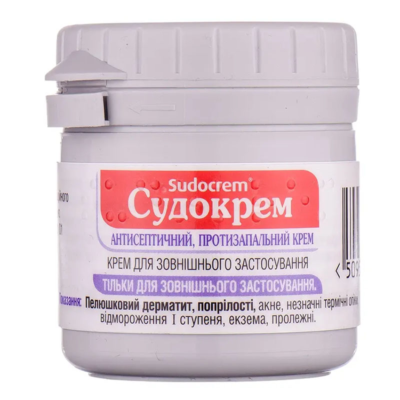 Судокрем крем по 60 г у банку 1 шт.