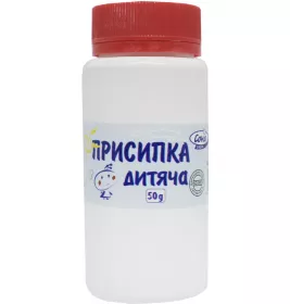 Присипка дитяча порошок 0.1 г/г по 50 г у банку - Ключі Здоров'я
