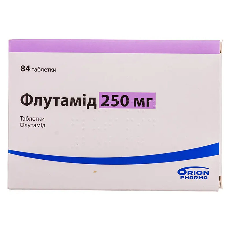Флутамід таблетки по 250 мг 84 шт.