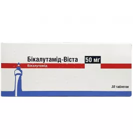 Бікалутамід-Віста таблетки по 50 мг 30 шт. (10х3)